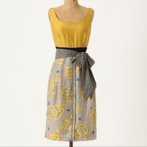 Edme & Esyllte Sz 0 Blooming Goldenrod Dress